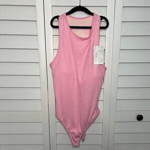 NWT - Size Small - Pink Klassy Network High Neck Bramisuit